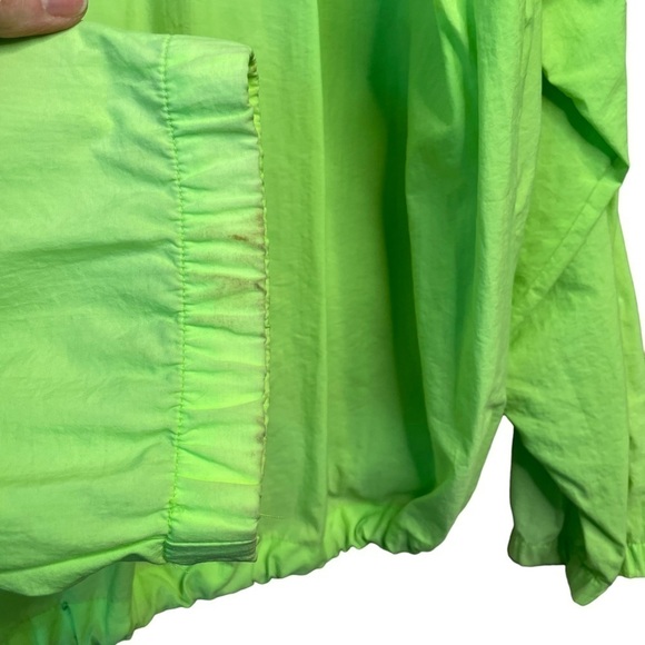Vintage 80s Ocean Pacific Mens L Neon Anorak Windbreaker Surf Hoodie Jacket - Picture 8 of 12